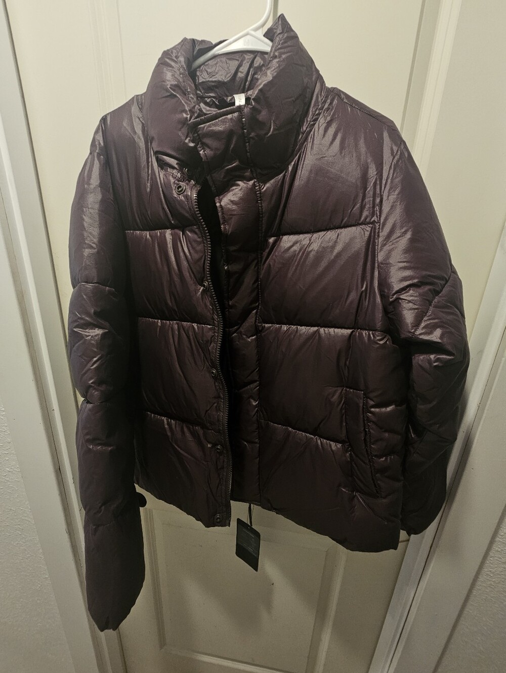 Fabletics Purple Puffer Jacket
